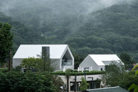 수영강 상류 회동 수원지 앞에 자리한 ‘선유도원’. PDM파트너스 제공