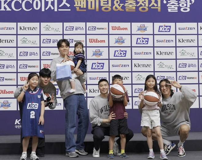 18일 부산에서 열린 부산 KCC의 팬과 함께 출정식 및 팬미팅. 사진제공=부산 KCC