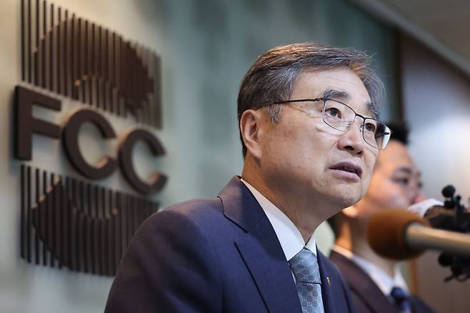 조현 외교부 장관이 19일 오후 서울 중구 프레스센터에서 열린 외신기자 간담회에서 발언하고 있다. /뉴시스