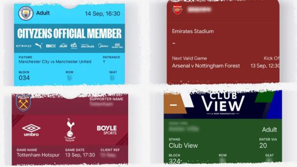 프리미어리그 불법 티켓 판매 실태를 보도한 영국 BBC