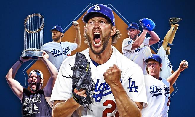 올 시즌을 끝으로 은퇴를 선언한 로스앤젤레스(LA) 다저스 클레이튼 커쇼. 엠엘비닷컴 갈무리