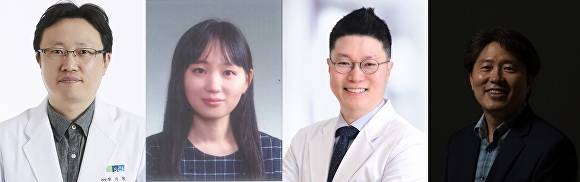 왼쪽부터 순천향대천안병원 장시형 교수, 한양대의과대학 이정연 교수, 서울대병원 유한석 교수, ㈜옵토레인 이도영 대표 [사진=순천향대천안병원]