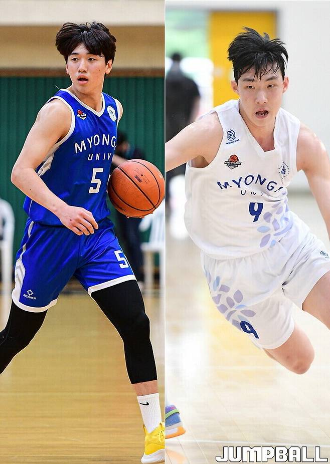 ▲ 명지대 이민철과 이태우(사진 오른쪽)