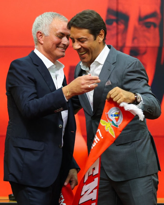 조세 무리뉴 감독이 벤피카를 이끈다. 사진=벤피카 SNS