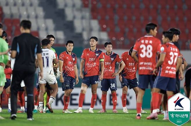 [서울=뉴시스] 프로축구 K리그1 김천 상무. (사진=한국프로축구연맹 제공) *재판매 및 DB 금지
