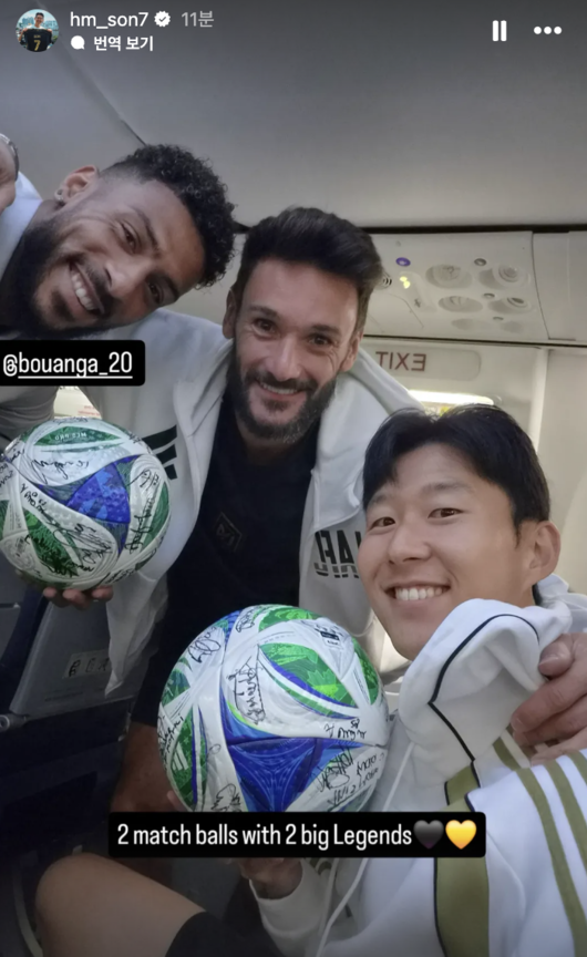 [사진] 손흥민 소셜 미디어 계정