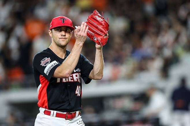 ▲ 재계약 여부가 초미의 관심사로 떠오를 전망인 제임스 네일 ⓒKIA타이거즈