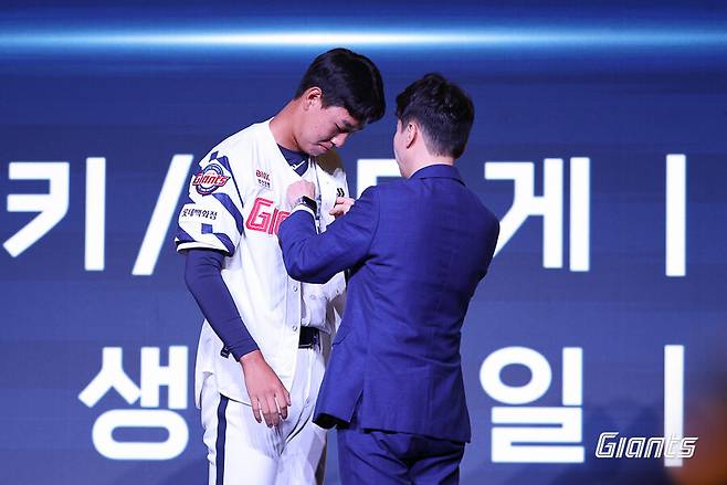 ▲ 롯데 신동건 ⓒ롯데 자이언츠