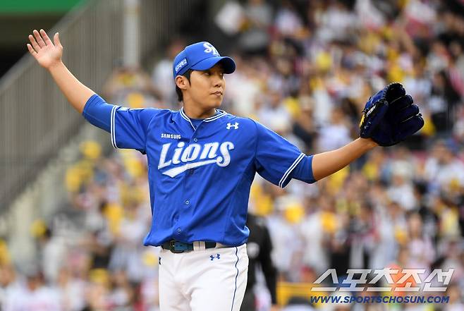 20일 잠실구장에서 열린 LG 트윈스와 삼성 라이온즈의 경기. 삼성 원태인이 역투하고 있다. 잠실=박재만 기자 pjm@sportschosun.com/2025.09.20/