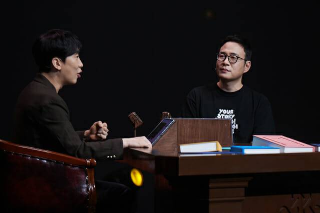 넥슨 '마비노기 모바일' 빅 캠프파이어에 참석한 이진훈 디렉터.