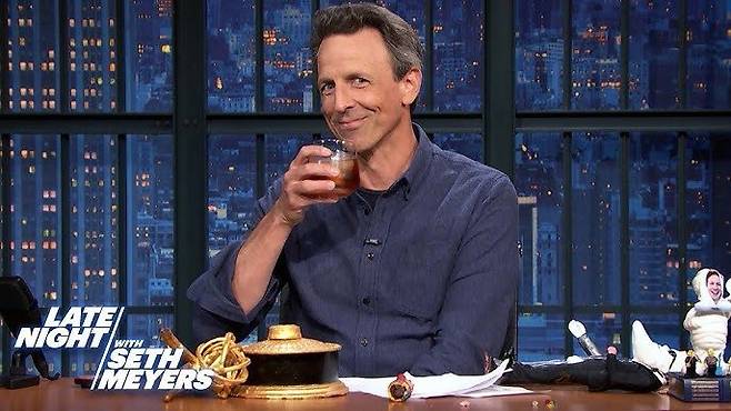 NBC 방송의 심야 토크쇼 ‘레이트 나이트’의 진행자 세스 마이어스. 유튜브 캡처