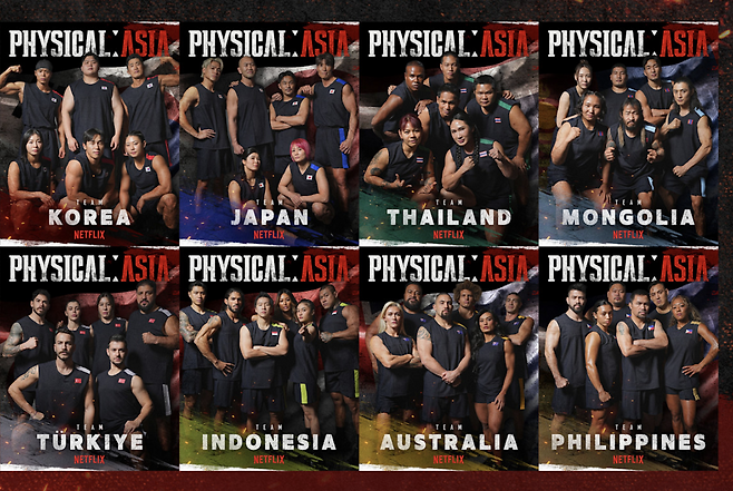 Participants of "Physical: Asia" (Netflix)