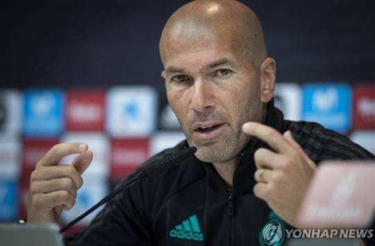 지네딘 지단 전 레알 마드리드 감독. 사진[EPA=연합뉴스 자료사진]