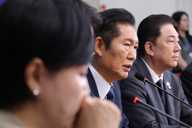 정청래 더불어민주당 대표[연합]