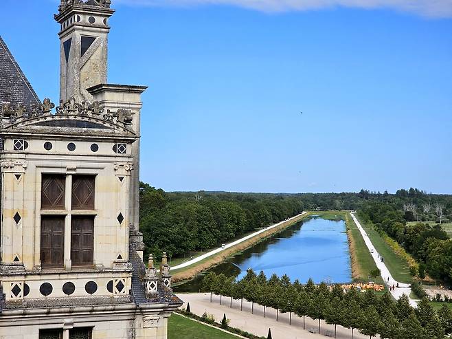 샹보르성 운하.