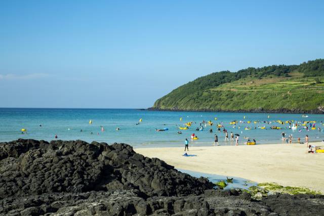 제주 함덕해수욕장. 클립아트코리아