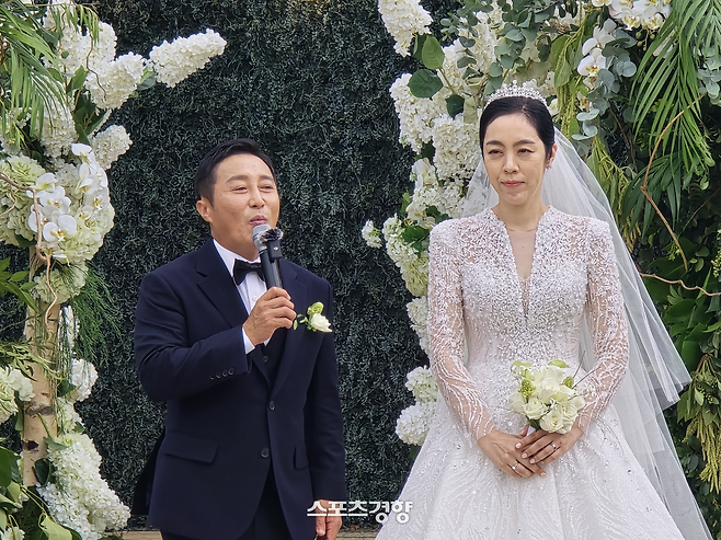 김병만·현은재 결혼식 현장. 사진 독자제공