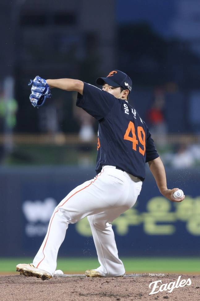 윤산흠. /사진=한화 이글스 제공
