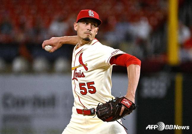 세인트루이스 마무리 오브라이언. /AFPBBNews=뉴스1