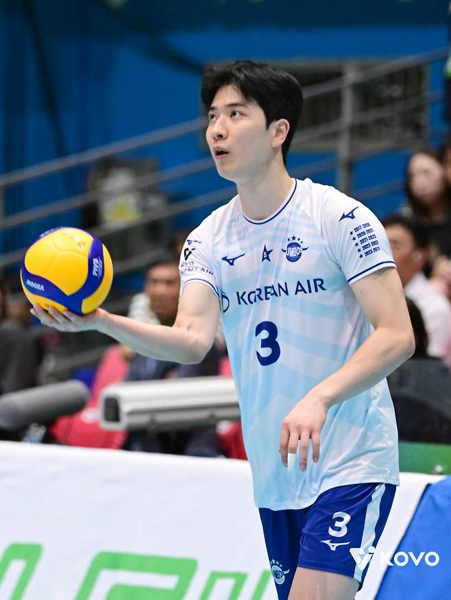 인천 대한항공 김준호. /사진=한국배구연맹(KOVO) 제공