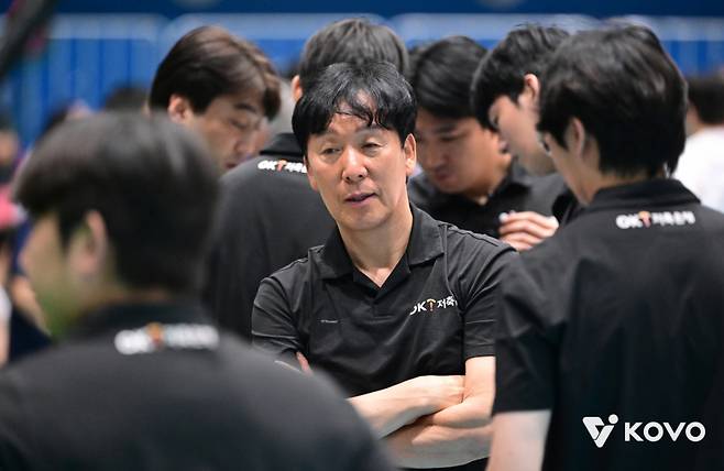 신영철 OK저축은행 감독. /사진=한국배구연맹(KOVO) 제공