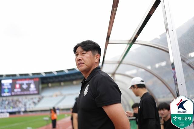 김도균 서울이랜드 감독. /사진=한국프로축구연맹 제공
