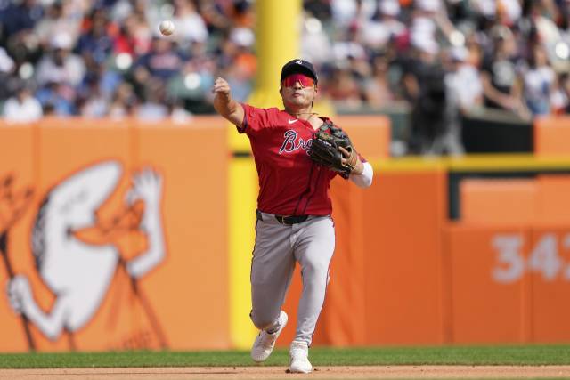 애틀랜타 브레이브스의 유격수 김하성의 수비 모습. 연합뉴스