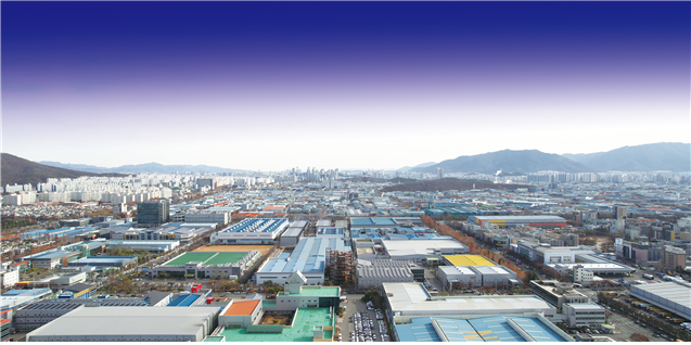 성서산업단지 전경. 성서산업단지관리공단제공