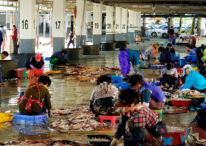 ▲ 수협 위판장 모습.경북일보DB