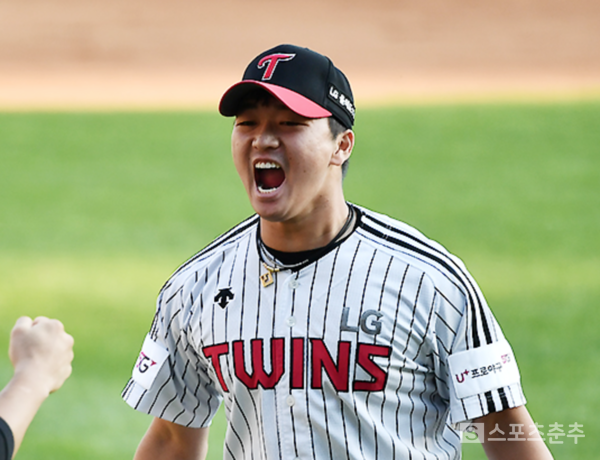 LG 마무리 시절 고우석 (사진=스포츠춘추 DB)