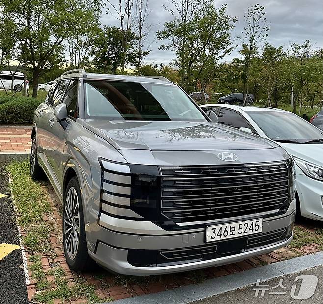 현대자동차의 플래그십 SUV '디 올 뉴 팰리세이드'/뉴스1 이동희 기자