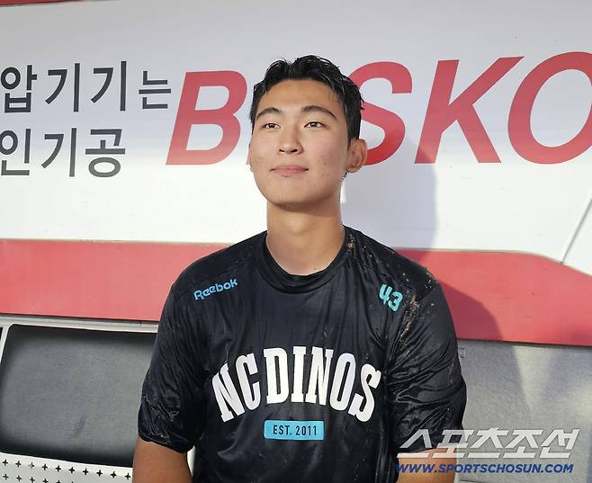 인터뷰에 임한 NC 신영우. 김영록 기자