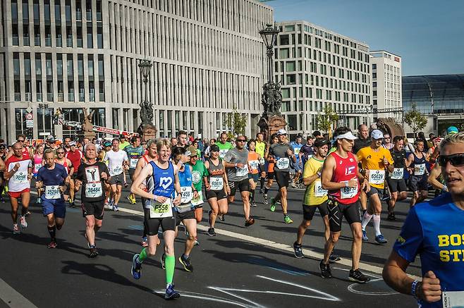 2018년 9월 베를린 마라톤. 필자 제공