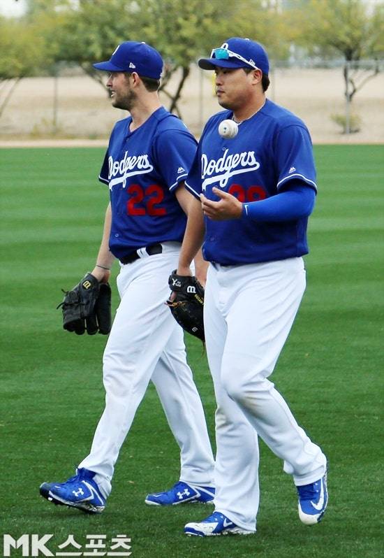 커쇼와 류현진. 사진=김재호 특파원