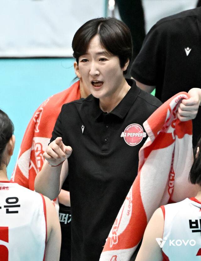 페퍼저축은행 장소연 감독./KOVO