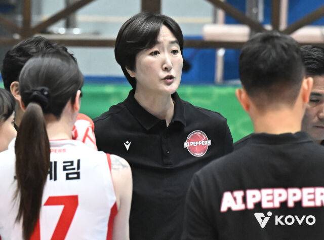 페퍼저축은행 장소연 감독./KOVO