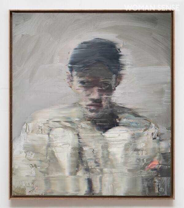 Galerie Peter Kilchmann Andy Denzler Young Picasso with Baseball Cap, 2025 Oil on canva