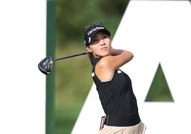 리디아 고의 하나금융그룹 챔피언십 최종 라운드 경기 모습 [KLPGA 제공. 재판매 및 DB 금지]