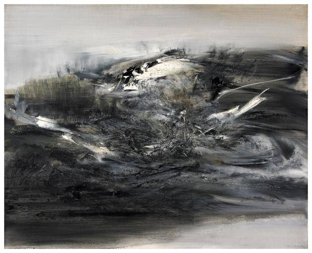 자오 우키 작 ‘1966년 2월 26일’ <프랑스 국립현대미술센터 소장>