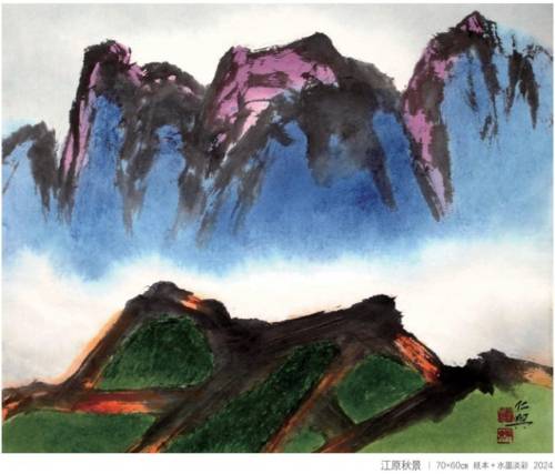 ◇강인흥 作 ‘江原秋景(강원추경)’