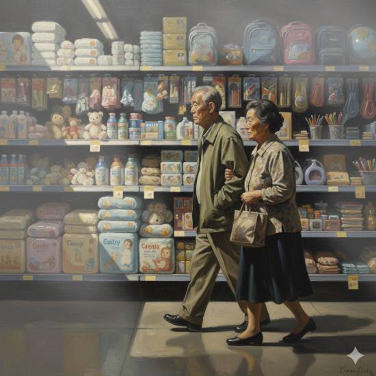 Gemini_Generated_Image_qqdgzoqqdgzoqqdg. 인구 소멸의 시대, 농어촌은 물론 지역의 중소도시도 고령화가 심각하다. 사진은 Gemini로 생성한 AI이미지.