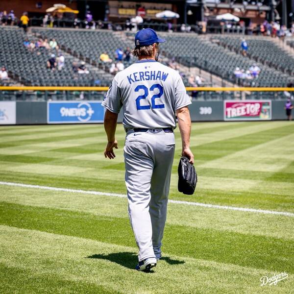 클레이튼 커쇼(사진=LA 다저스 SNS)