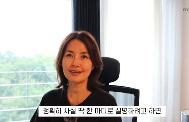 배우 신애라가 혈당 안정에 도움을 주는 방법을 공개했다. 사진=신애라 유튜브 채널 화면 캡처