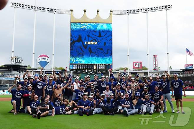 아메리칸리그에서 가장 먼저 포스트시즌 진출을 확정한 토론토. ⓒ AFP=뉴스1