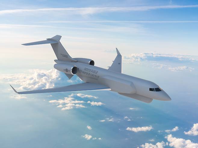 대한항공과 LIG넥스원이 구상한 공군의 전자전기 모습. /대한항공 제공