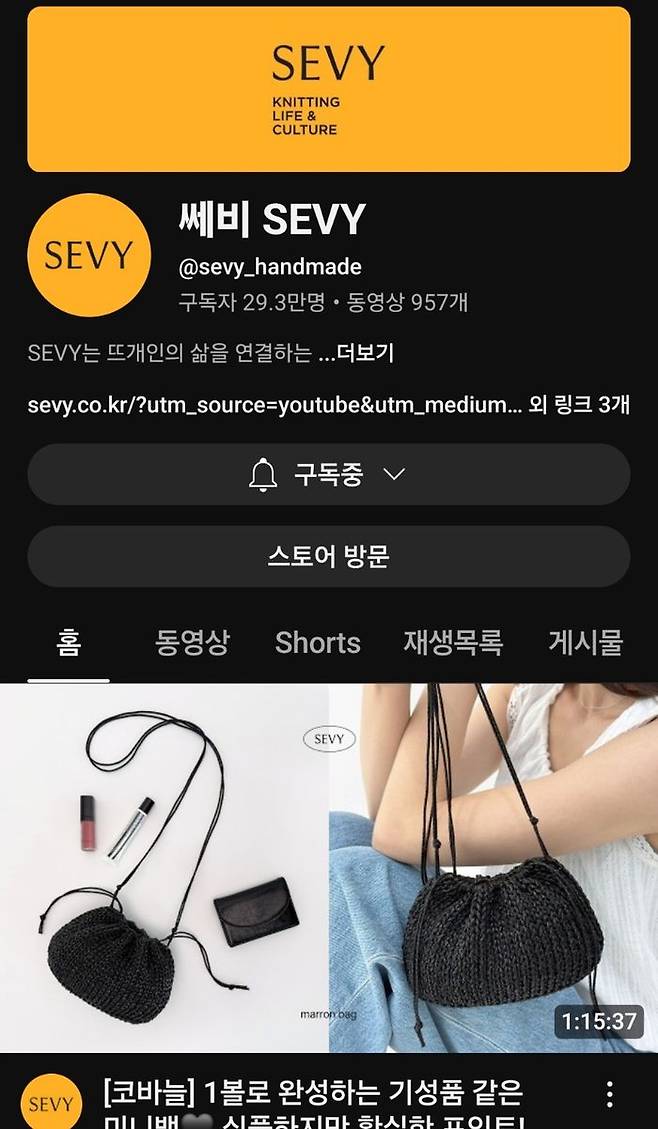 '쎄비' 유튜브 채널 캡처. ⓒ쎄비