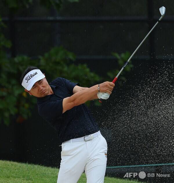 2025년 미국프로골프(PGA) 챔피언스투어 퓨어 인슈어런스 챔피언십에 출전한 양용은 프로. 사진제공=ⓒAFPBBNews = News1