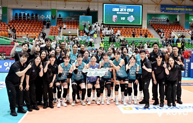 GS칼텍스가 감격의 승리를 챙겼다./KOVO