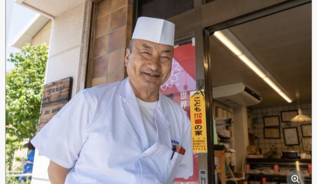 일본의 명물 고로케인 ‘고베 비프 고로케 극미’를 만들어 낸 닛타 시게루 사장. [프레지던트온라인]