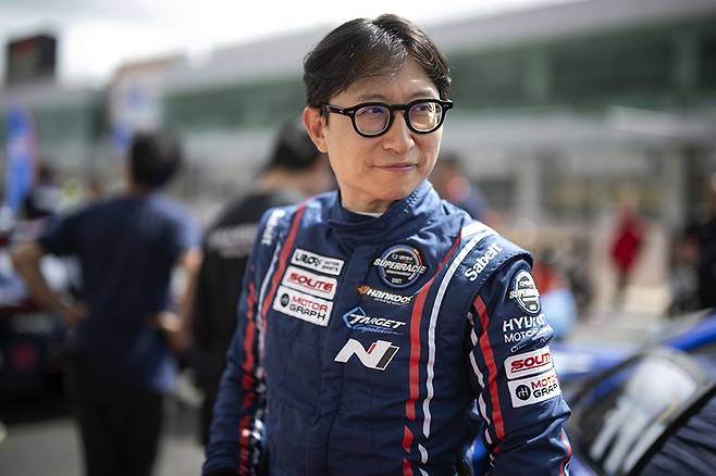 전남 GT 그리드 워크에 나선 강병휘. 사진: 정인성 작가(웨이브진)